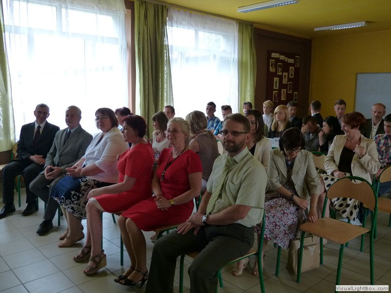 Zakończenie nauki przez uczniów klas trzecich 2014