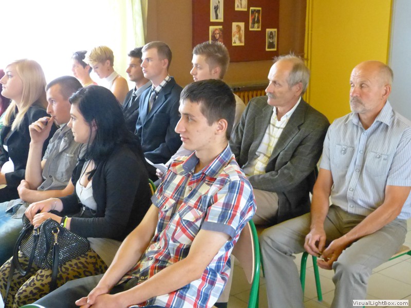 Zakończenie nauki przez uczniów klas trzecich 2014