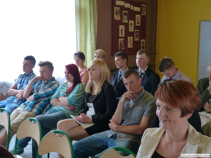 Zakończenie nauki przez uczniów klas trzecich 2014