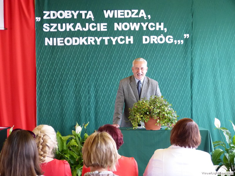 Zakończenie nauki przez uczniów klas trzecich 2014