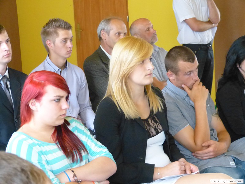 Zakończenie nauki przez uczniów klas trzecich 2014