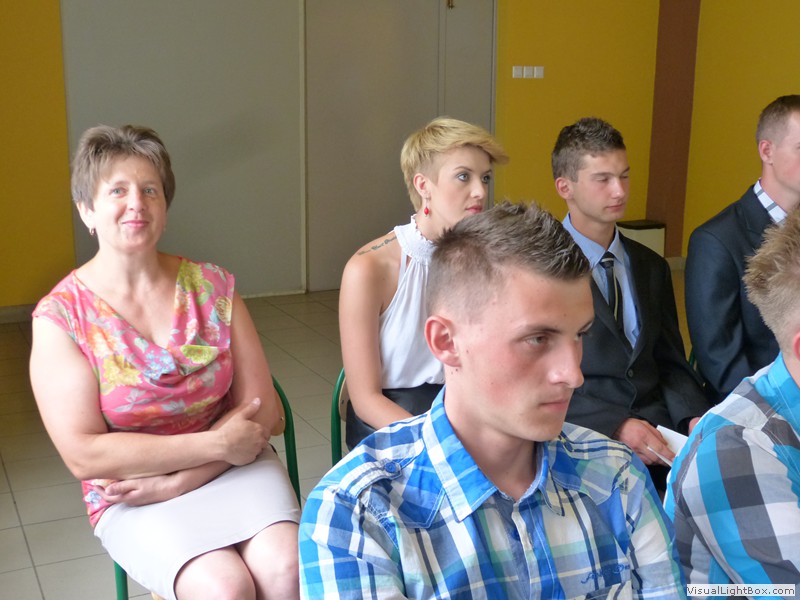 Zakończenie nauki przez uczniów klas trzecich 2014