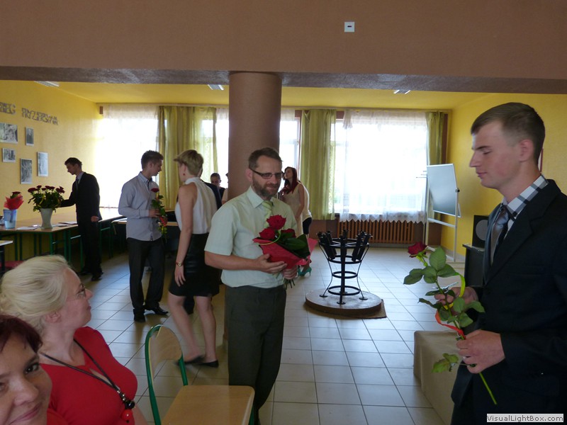 Zakończenie nauki przez uczniów klas trzecich 2014