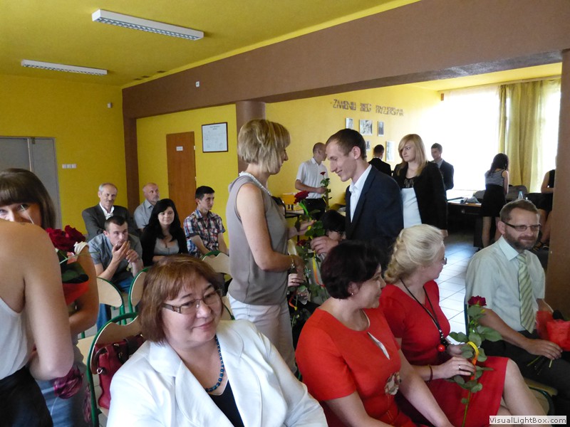 Zakończenie nauki przez uczniów klas trzecich 2014
