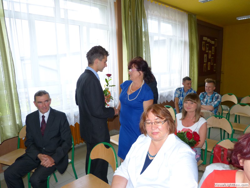 Zakończenie nauki przez uczniów klas trzecich 2014