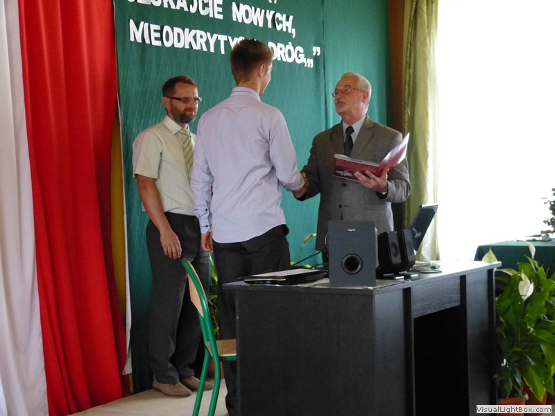 Zakończenie nauki przez uczniów klas trzecich 2014