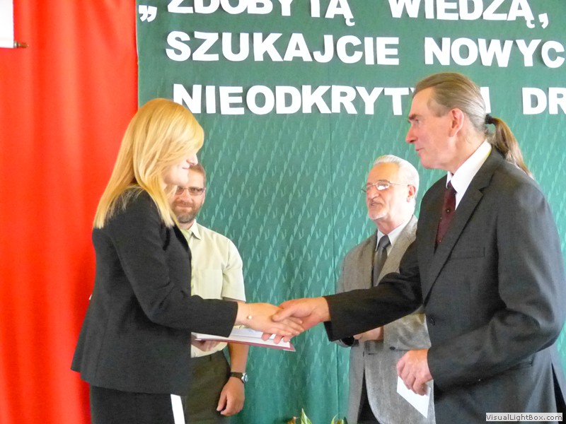 Zakończenie nauki przez uczniów klas trzecich 2014