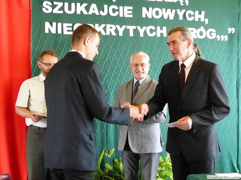 Zakończenie nauki przez uczniów klas trzecich 2014