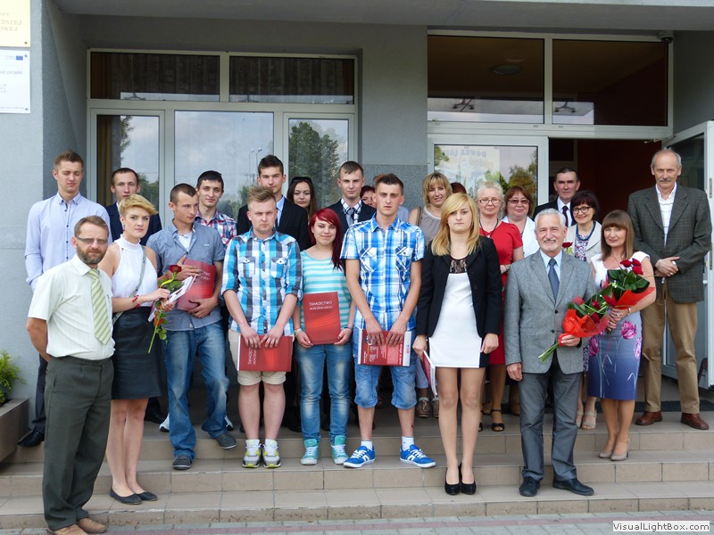 Zakończenie nauki przez uczniów klas trzecich 2014