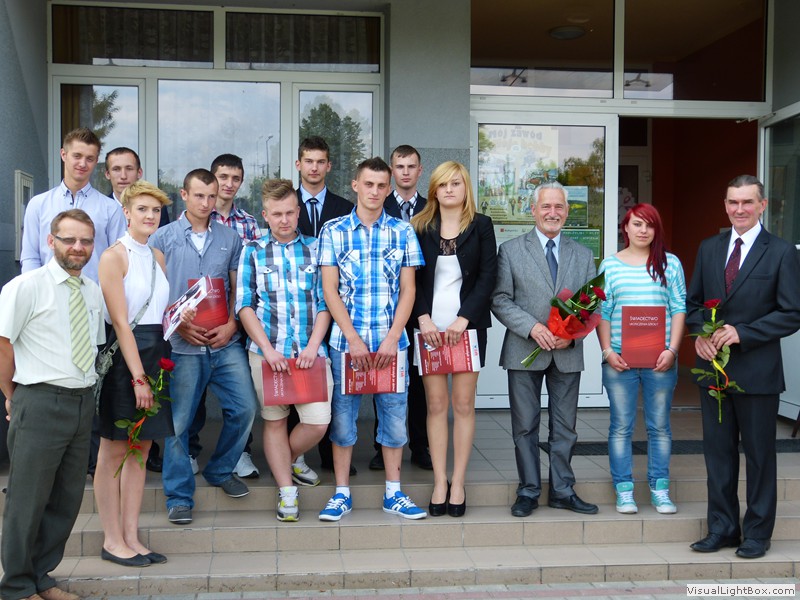 Zakończenie nauki przez uczniów klas trzecich 2014