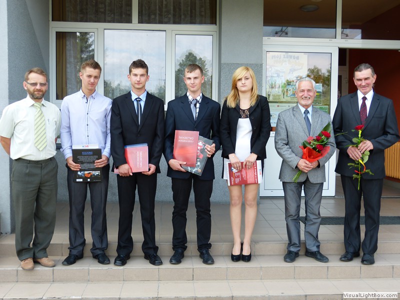 Zakończenie nauki przez uczniów klas trzecich 2014
