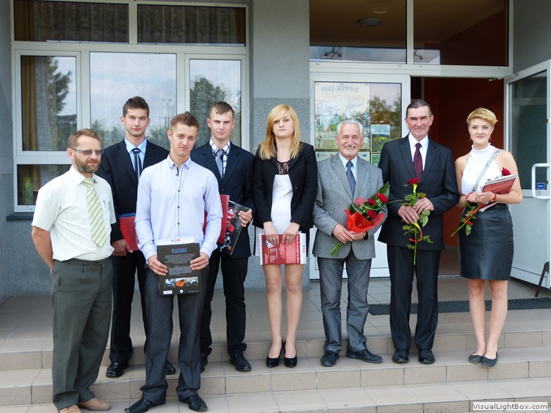 Zakończenie nauki przez uczniów klas trzecich 2014