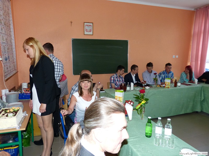 Zakończenie nauki przez uczniów klas trzecich 2014
