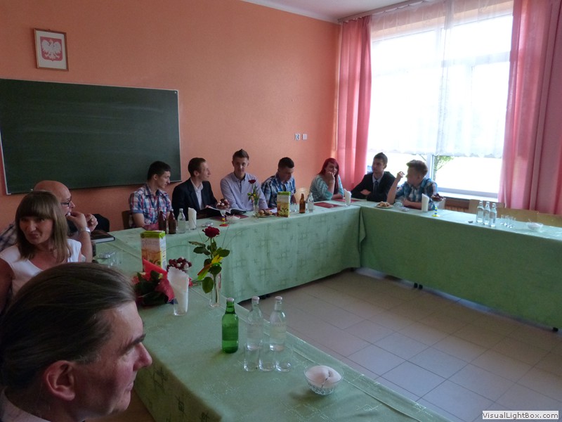 Zakończenie nauki przez uczniów klas trzecich 2014