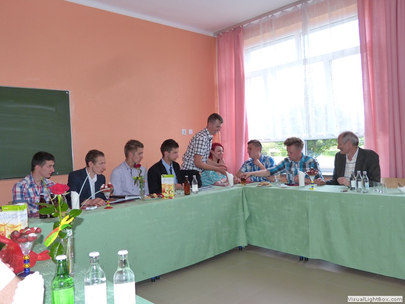 Zakończenie nauki przez uczniów klas trzecich 2014