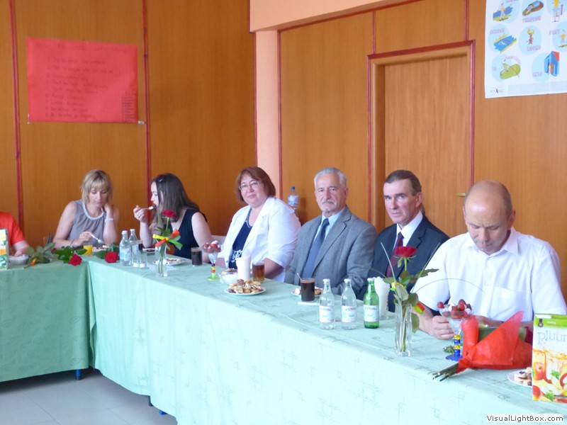 Zakończenie nauki przez uczniów klas trzecich 2014