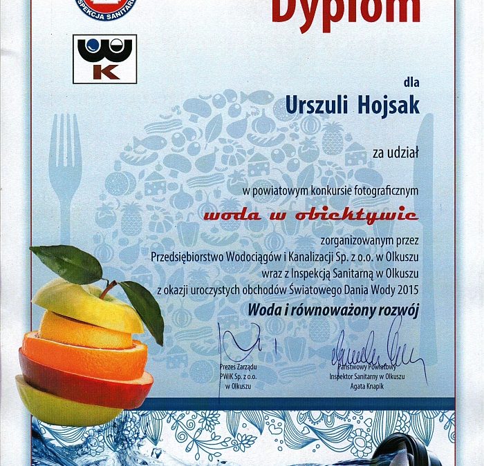 Uczennica klasy pierwszej Urszula Hojsak uczestnicząc w… – ilustracja 1