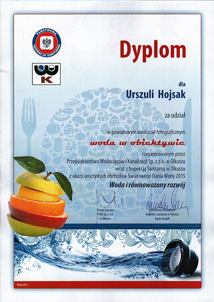 Uczennica klasy pierwszej Urszula Hojsak uczestnicząc w…