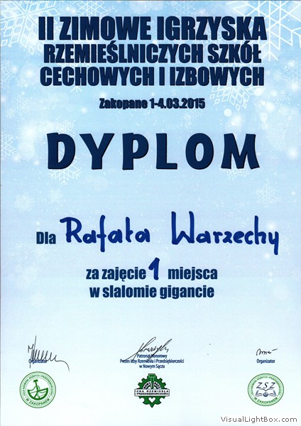II Zimowe Igrzyska Rzemieślniczych Szkół Cechowych w Zakopanem