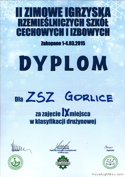 II Zimowe Igrzyska Rzemieślniczych Szkół Cechowych w Zakopanem