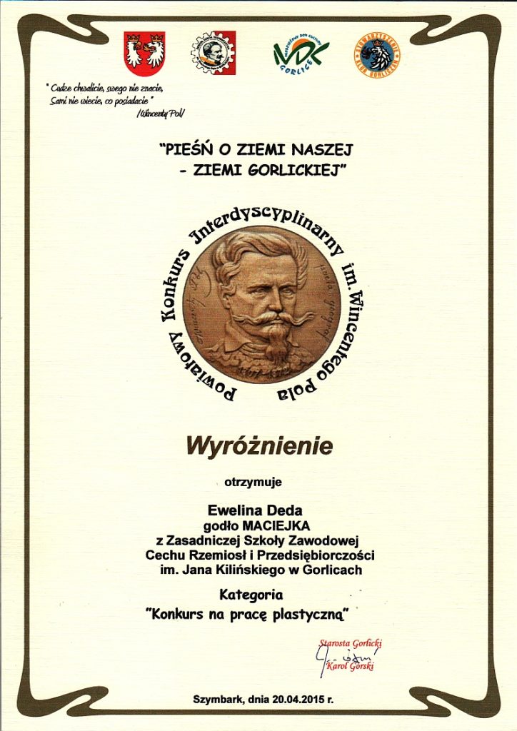 W dniu 20 kwietnia w "Kasztelu w Szymbarku" odbył się finał IV edycji…