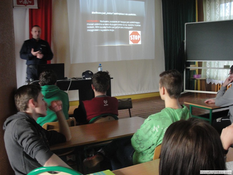 Spotkanie z przedstawicielem Policji – luty 2016