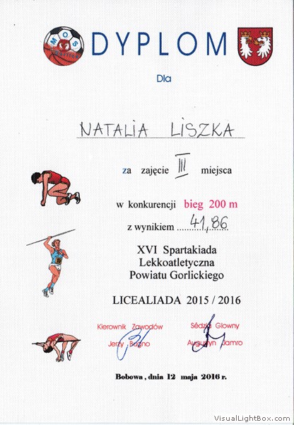 XVI Indywidualna Spartakiada Lekkoatletyczna „Licealiada”