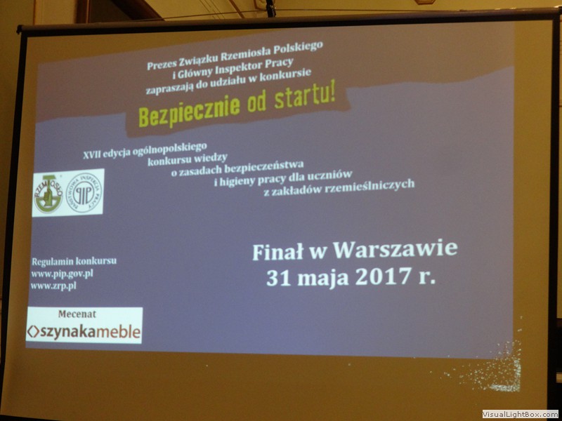 Finał ogólnopolskiego konkursu wiedzy o zasadach bezpieczeństwa w Warszawie 2017