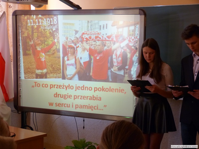 Lekcja patriotyzmu przygotowana przez klasę II a