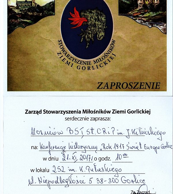 Na zaproszenie Stowarzyszenia Miłośników Ziemi Gorlickiej uczniowie… – ilustracja 1