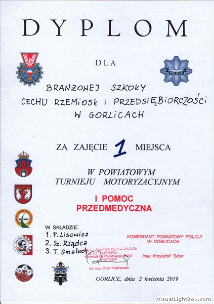 XVIII Powiatowy Turniej Motoryzacyjny
