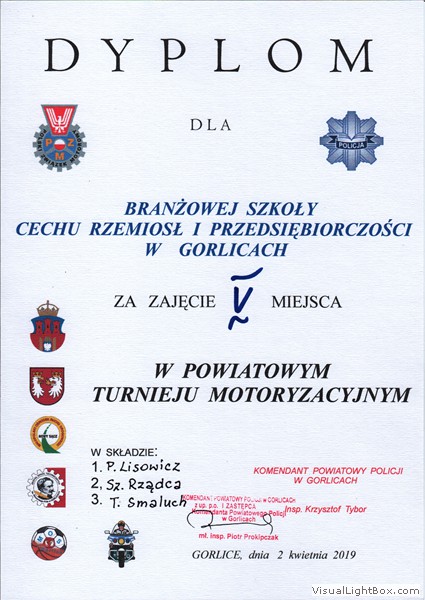 XVIII Powiatowy Turniej Motoryzacyjny