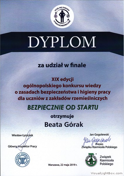 Finał ogólnopolskiego konkursu wiedzy o zasadach bezpieczeństwa w Warszawie