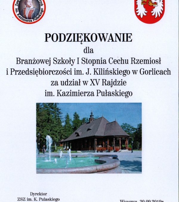 W dniu 30 września 2019 r. grupa 17 uczniów naszej szkoły wzięła… – ilustracja 1