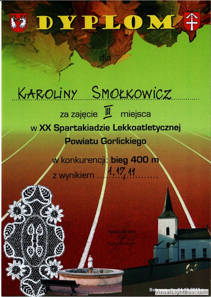 Zawody lekkoatletyczne – październik 2019