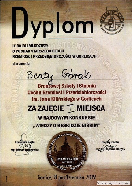 IX Rajd Młodzieży o Puchar Starszego Cechu