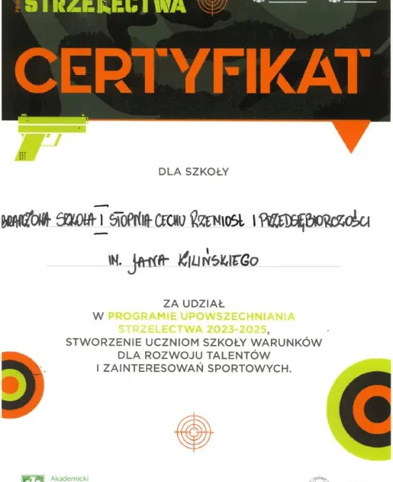 Wręczenie certyfikatów – ilustracja 1