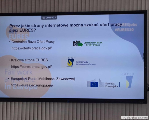 Eures - uczeń aktywny za granicą, rozmowy o rynku pracy.