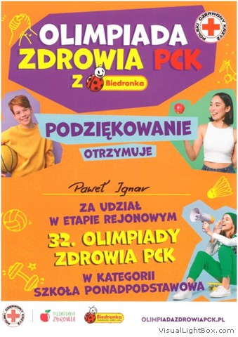 Olimpiada Zdrowia PCK z Biedronką
